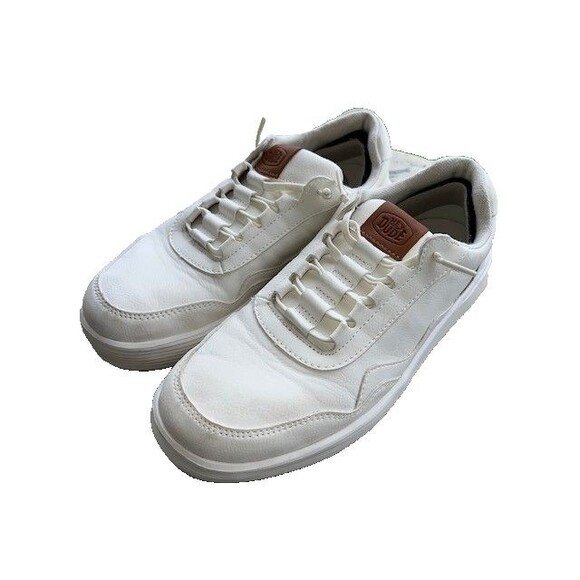 HEYDUDE Mn’s/Yth Sz 7 Hudson Classic sneakers in white(2 sets Insoles) main image 8